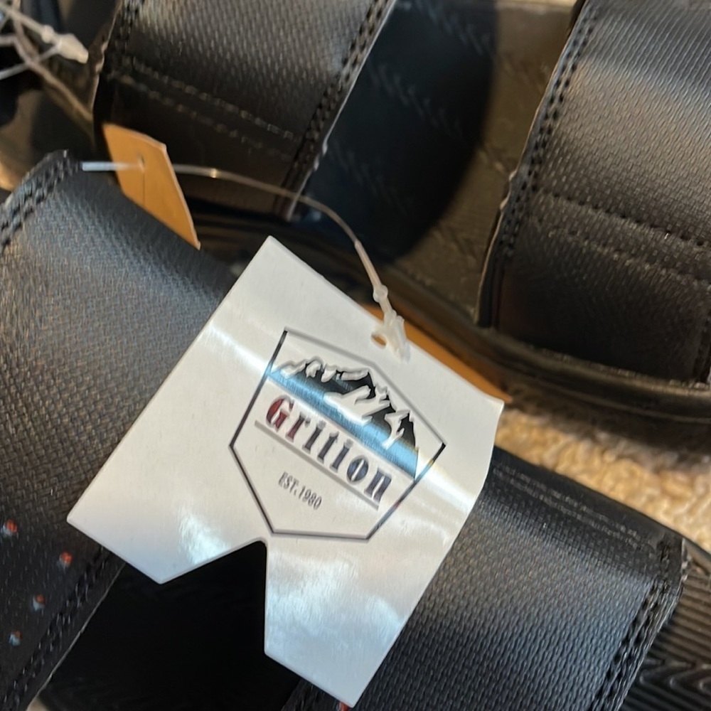 GRITION Men Sandals Outdoor Beach Summer Slippers Male Shoes Flat Lightw… - Picture 5 of 11